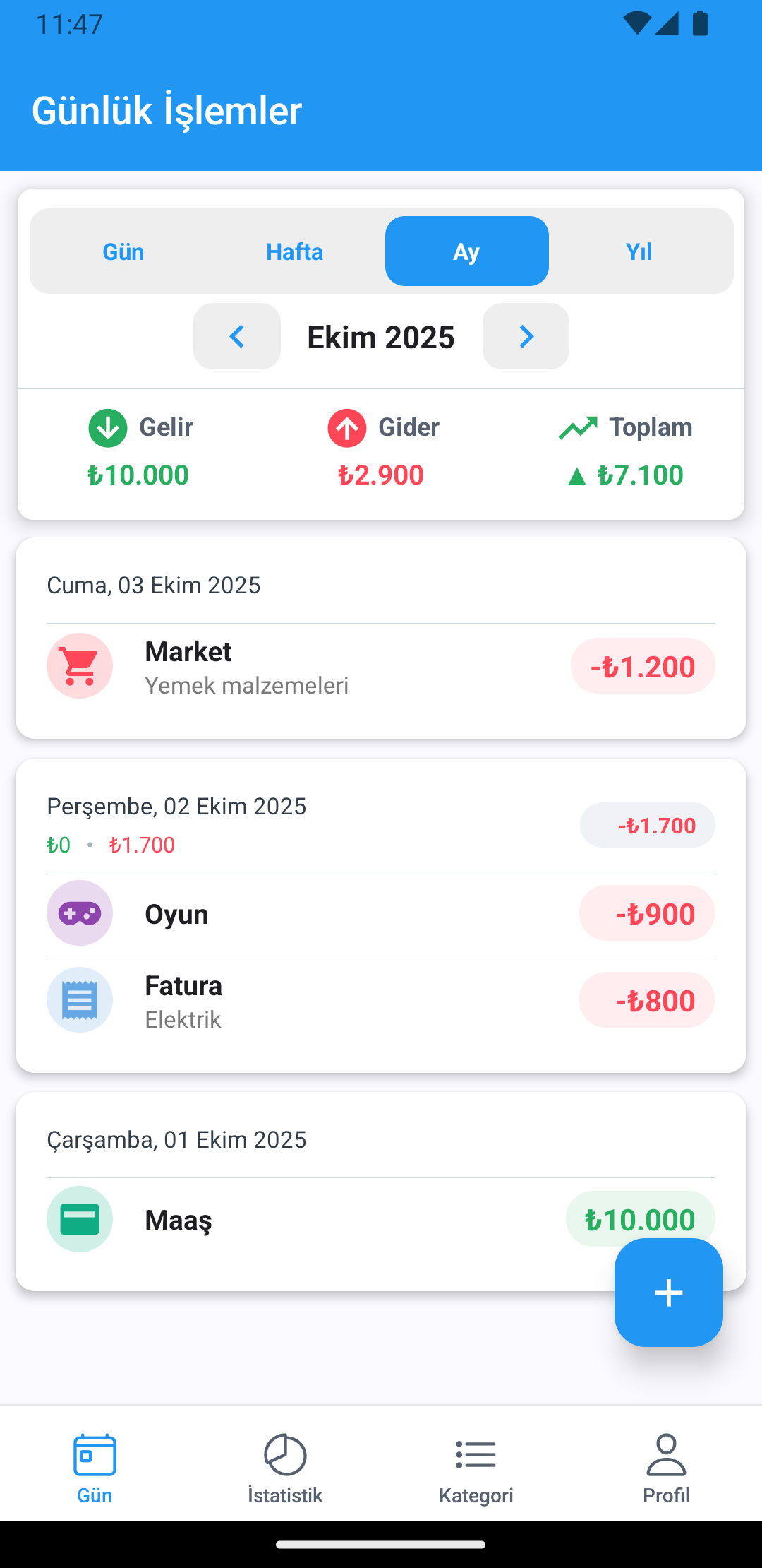 Wallet Watcher giriş ekranı